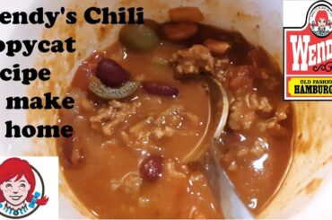 Wendy's Chili ~ How to Make at Home (Copycat Hack)