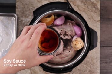 Thai Style Boiled Chili Pork Bones Recipe "Leng Saap" with ASMR