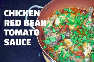 Fried Chicken with Red Bean Chili Sauce