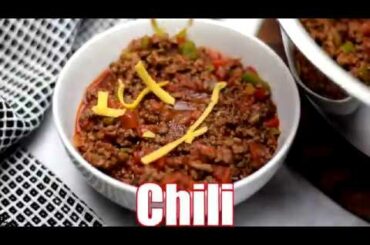 Keto Low Carb Beef Chili Recipe