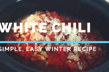 White Chili Recipe 🥘 #SimpleRecipes #Vlogmas