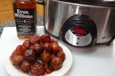 Chili Bourbon Meatballs