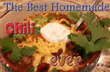 My Awesome Easy Chili Recipe.......a bit different from what you're use too