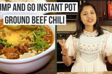 The Best & Easy Dump and Go Instant Pot Ground Beef Chili