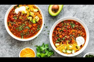 HEALTHY LOW CARB TURKEY CHILI
