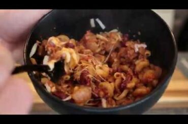 Simple Spicy Chili Mac and Cheese