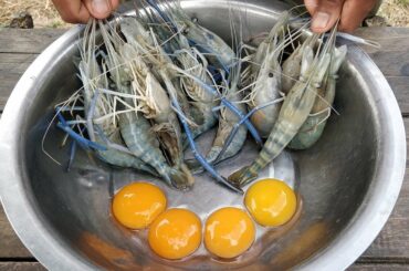 Yummy Crispy Prawn Cooking | River Prawn Crispy Recipe