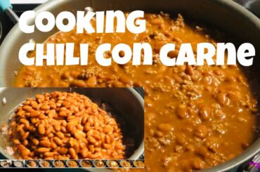 ONLY 4 INGREDIENT CHILI CON CARNE RECIPE | COOKING IN ALABAMA