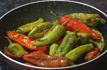 Bharela MARCHA Recipe - Instant Lunch Box Recipe - Gujarati Stuffed Chili - Easy & Simple Recipe