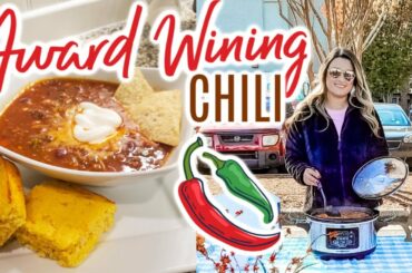 THE BEST AWARD WINNING CHILI | AND JALAPENO BUTTERMILK CORNBREAD | Cook Clean And Repeat