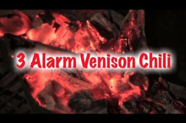 3 Alarm Venison Chili recipe on the Grill Dome