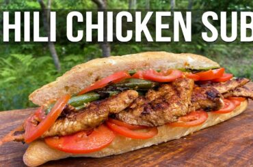 Chili Chicken Sub recipe by the BBQ Pit Boys