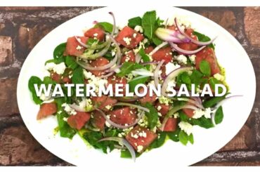 Watermelon Salad With Mint Dressing Recipe Video