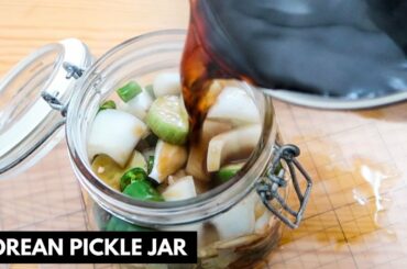 Best Korean Pickles Recipe! (Cucumber, Chili & Onions Medley)