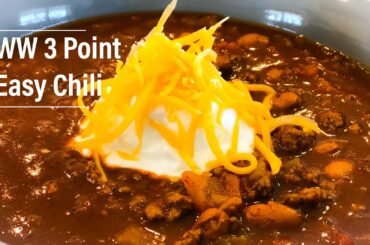 WW 3 Point Easy Chili