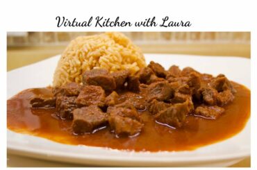 Carne Guisada Con Chili Colorado Stew Meat with Red Chili