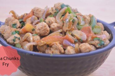 Textured Vegetable Protein | Soya Chunks Fry | TVP Recipes | Meal Maker Fry