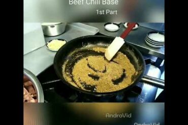 Beef Chili Base...(1st Part)... Black tap recipe....