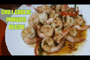 CHILI GARLIC PRAWNS RECIPE