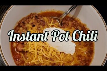 Instant Pot Chili | Frugal Food Friday