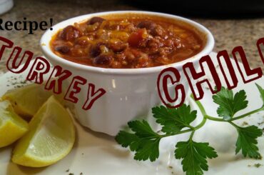 Slow Cook Turkey Chili Recipe | Easy to make | Instapot