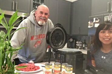 Cooking Chili using Ninja Foodi