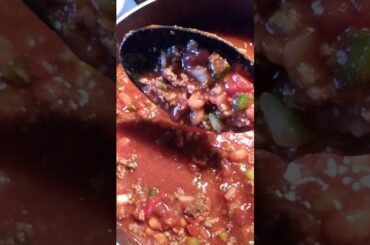 Homemade chili