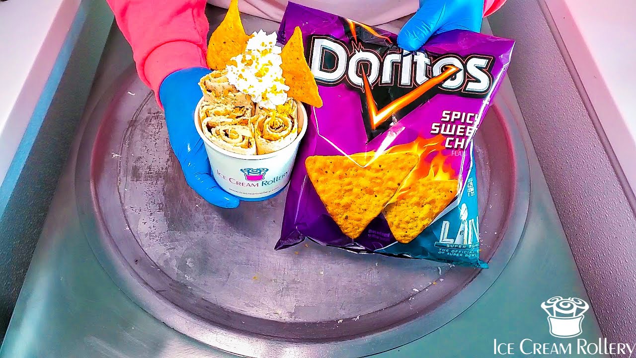 Doritos Ice Cream Rolls Spicy Sweet Chili Satisfying Asmr Chili Chili
