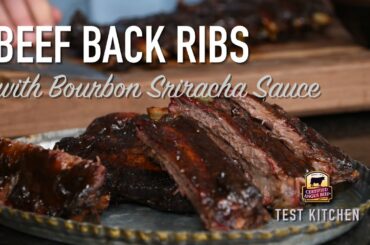 How to Cook Beef Back Ribs with Bourbon Sriracha Sauce