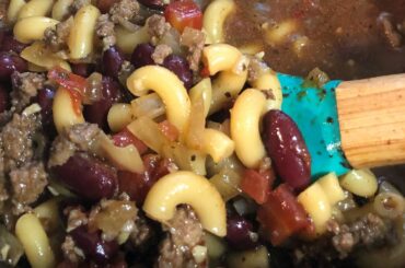 Chili Mac and cheese - ww friendly - quick and flavorful