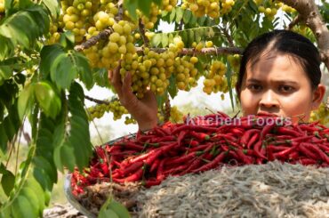 Yummy Grind Super Spicy Surette Cochon Fruit with Prawn Recipe -  Sharing Spicy Foods with Villagers