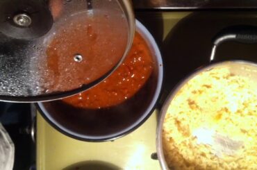 White Rice and Wolf Brand Chili for Dinner