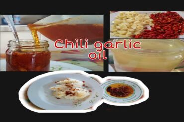 How to make Chili Garlic oil?!Easy recipe and step..