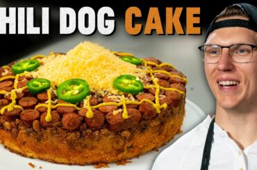 Chili Dog Upside Down Cake Recipe | Mythical Kitchen