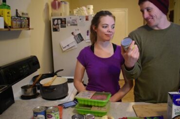 Panera Bread Turkey Chili -Not So Pro Cooking Show featuring Nick & Kait