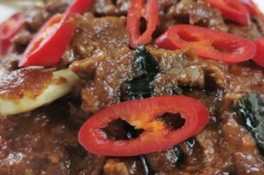 Daging Sambal Bali/Beef In Bali Chili Gravy