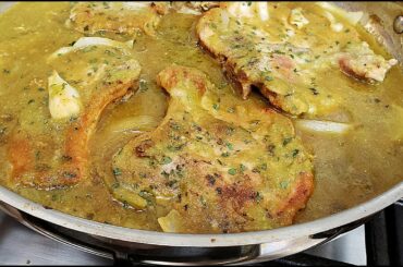 Pork Chops in Salsa | Pork Chops in Salsa Verde Recipe
