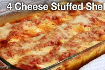 4 Cheese Stuffed Shells | Easy Italian Food | The Carefree Kitchen