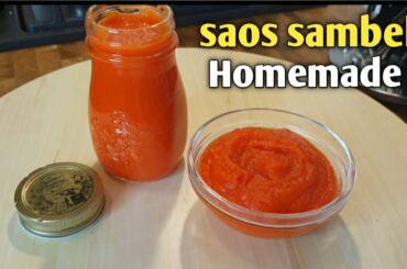 How To Make Easy And  Healthy Chili Sauce At Home | Cara Mudah Membuat Saos Sambal