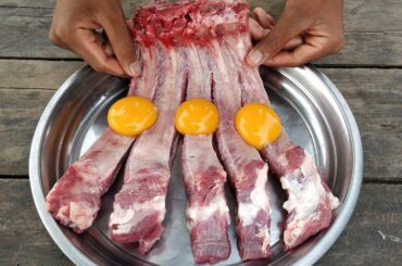 Easy Crispy Pork Rib Cooking | Pork Rib Crispy Recipe