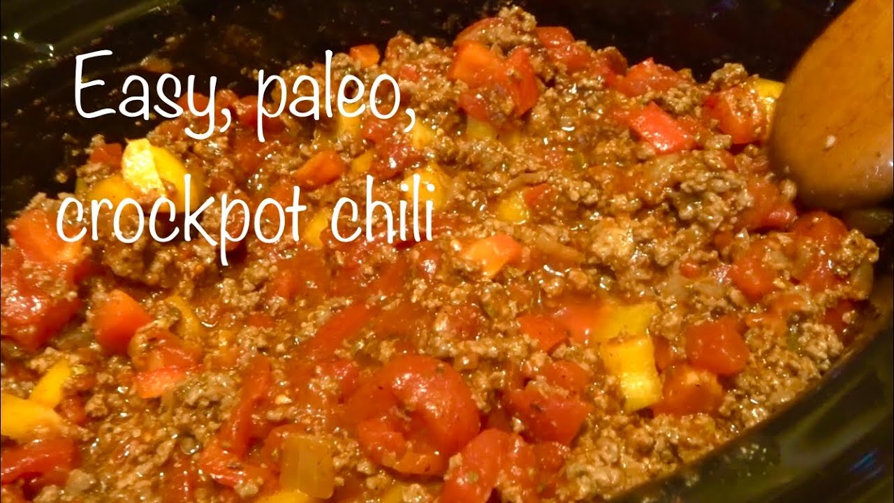 Paleo Crock Pot Chili Easy, Beanless, DELICIOUS Chili Chili