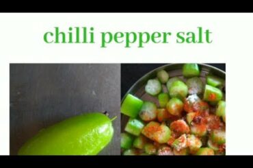 fresh sour bilimbi with chili pepper salt