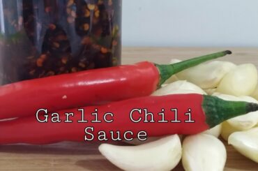 GARLIC CHILI SAUCE || HOMEMADE EASY GARLIC CHILLI SAUCE