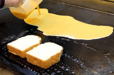 Chili Bacon Egg Sandwich - Korean Street Food