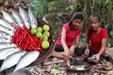 Cooking Sea fish with Chili sauce for Eating delicious - My Natural Food Ep 9