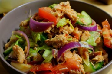 How To  Make  Salmon Fish Salad Recipe/ The best Summer Salad Recipe