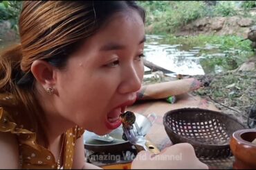 😋 Yummy Cooking Snail With Salt & Chili Recipe | Pretty Girl Cooking | amazing world