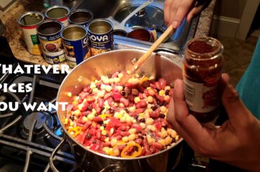 Spicy Vegetarian Bean Chili Recipe