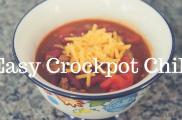 Easy Crockpot Chili
