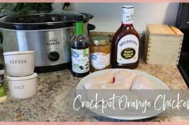Crockpot Orange Chicken | Freezer Meal | Easy Chicken Crockpot Recipe